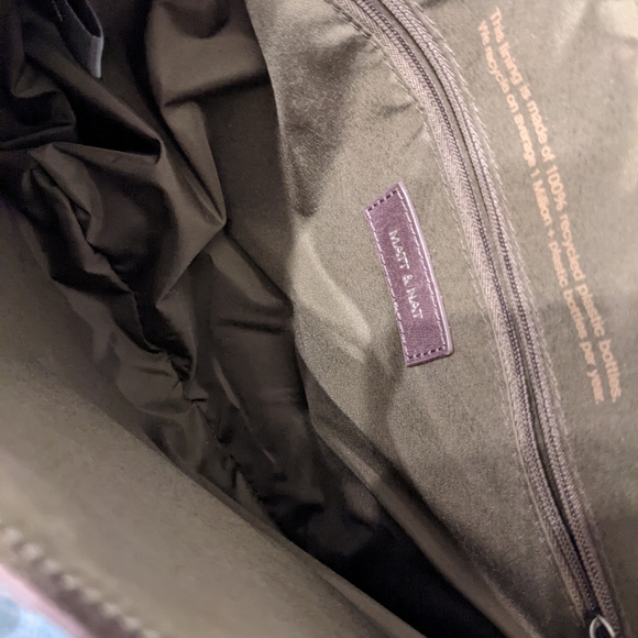 XL Matt & Nat vegan leather envelope pouch clutch - Picture 6 of 6